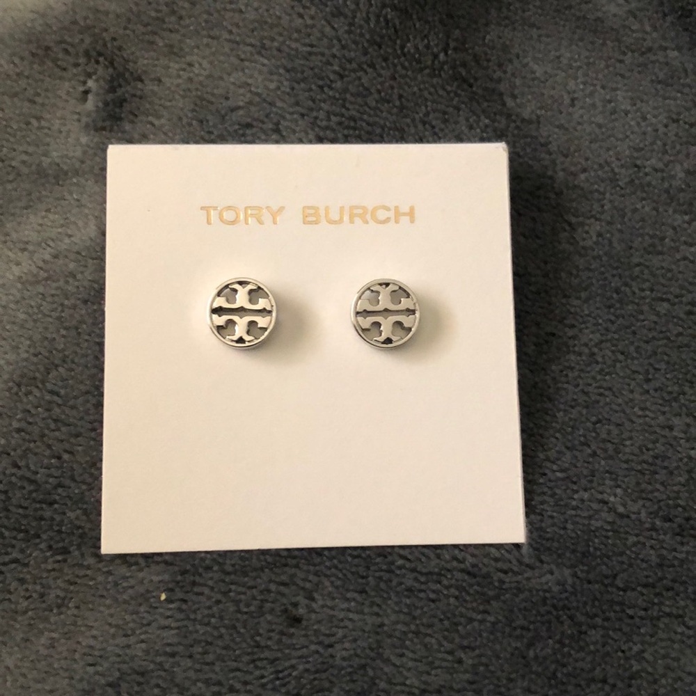 Silver Tory Burch earrings